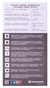 Stație meteo cu display color Temeo Life H, black - Img 3