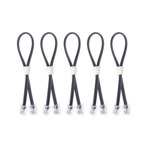 Cablu RJ11 4P4C 200 mm - set 5 buc.