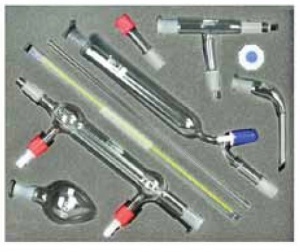 Chimie organică - set de sticlărie