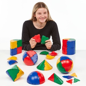 Constructor Polydron Sphere clasa set - Img 3