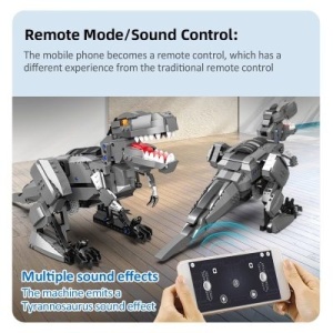 Constructor programabil de dinozaur Tyrannosaurus rex - mod de control dublu - Img 4