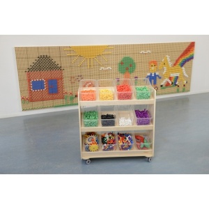 Cuie colorate pentru Placa STEM – Set 512 Piese (8 Culori) - Img 3
