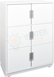 Dulap cu 2 rafturi, alb Quadro - L - Img 2
