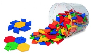 Figuri geometrice 250 bucăți.