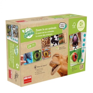 Joc domino cu cărți Animalele îndeaproape