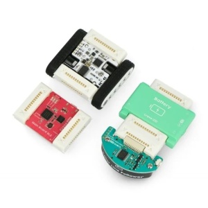 Robot educațional Grove Zero Car Kit - set de elemente conectate magnetic - 4 module - Img 2