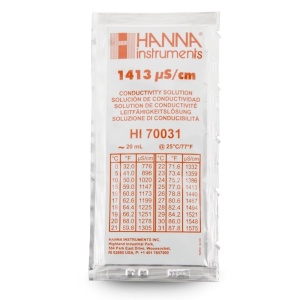 Soluție standard de calibrare a conductivității 1413µS/cm, 20 ml