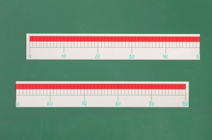 Bandă numerică universală până la 100, lungime 2 m