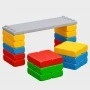 Constructor mare pentru copii din blocuri de construcție, 23 de piese - Img 3
