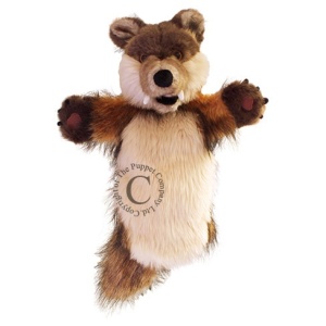 Mănușă păpuși pentru teatru Wolf 40 cm