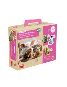 Maxi-puzzle Animale și puii lor - Img 1