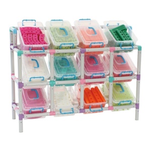 Organizator cu 12 cutii - sistem modular