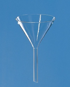 Pâlnie, simplă, din sticlă, 70 mm