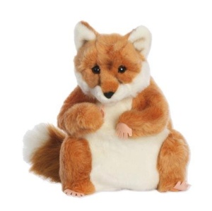 Papusa de teatru Vulpe, seria animale europene, 25 cm
