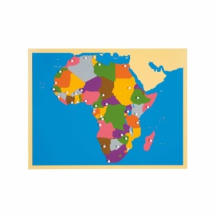 Puzzle Montessori - harta Africii