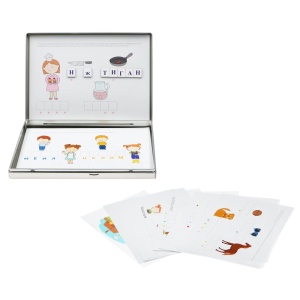 Set magnetic Limba maternă 86 de cartonașe - Img 1