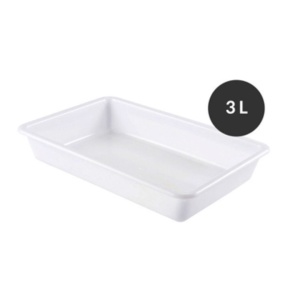 Tavă plată HDPE 3 litri