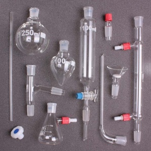 ChemMaster – Set de sticlărie de laborator 19/26 cu condensator Liebig (11 piese) - Img 3