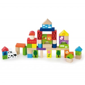 Constructor din lemn în cutie 50 piese – Ferma - Img 3