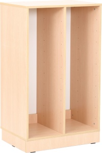 Etagere Grande L pentru recipiente - 2 coloane - arțar