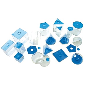 Figuri geometrice detasabile 17 buc albastru - Img 2