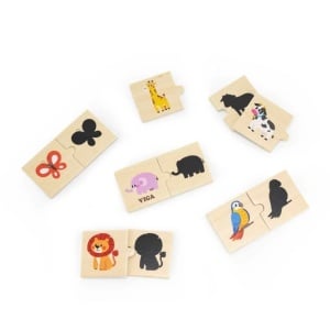 Puzzle din lemn Animalele și umbrele lor - Img 2