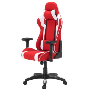 Scaun gaming Carmen 6312 - alb - roșu - Img 3