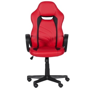 Scaun gaming Carmen 7525 R - roșu - negru - Img 2