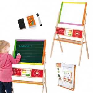 Tablă educațională dublă față pentru desen cu abac - Img 1