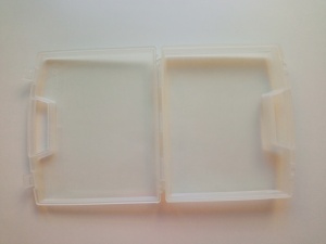 Cutie din plastic transparentă (22×15,5×3,5 cm) - Img 2