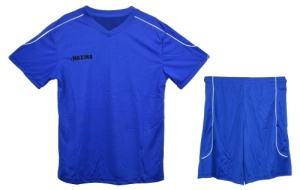 Echipament fotbal/ volei/ handbal, tricou cu pantaloni scurți - albastru