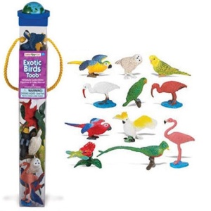 Figurine educative - Păsări exotice