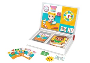 Joc educativ cu magneți din lemn în cutie Ziua mea - Img 3