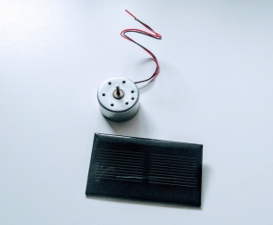 Kit solar - panou și motor