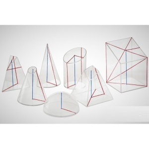 Poliedre trunchiate – set de 7 corpuri