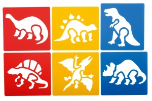 Șabloane Dinozauri, 15 cm