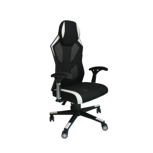 Soft Game RFG Scaun gaming, alb-negru