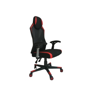 Soft Game RFG Scaun Gaming, negru-roșu