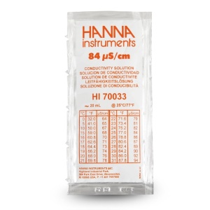 Soluție standard de calibrare a conductivității 84µS/cm, 20 ml