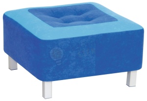 Taburet Premium albastru - Img 1