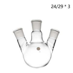 Balon cu formă înclinată cu 3 gâturi 500 ml