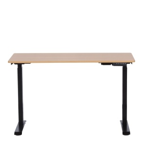 Birou ergonomic cu reglare a înălțimii Carmen CR-119 - fag-negru - Img 2