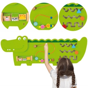 Crocodil - panou de perete educativ - Img 2