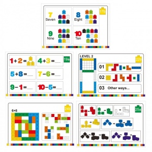 Cuburi matematice Constructor + Modele 148 el. - Img 4