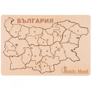 Hartă mică a Bulgariei, puzzle