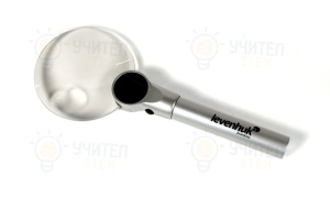 Lupă Zeno 400 LED, 2/4x, 88/21mm, Metal - Img 1