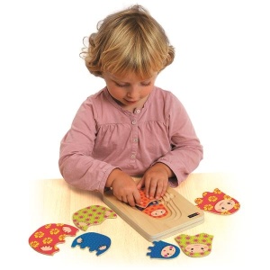 Matrioșka - puzzle din lemn pe straturi - Img 2