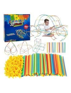 Paie constructoare luminoase (400 piese) - Img 1