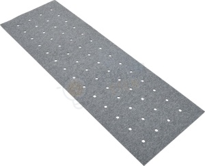 Paravan rectangular fonoabsorbant cu orificii - gri - Img 1