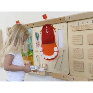 Placă interactivă din lemn STEM Igienă orală - Img 3